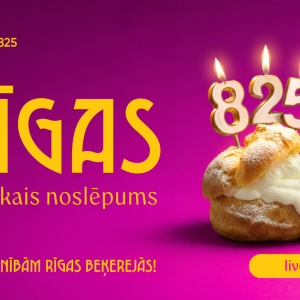 “Rīgas saldākais noslēpums” – Rīgas 825. jubilejā aicina atklāt leģendāro kūciņu “Vecrīga” jaunās garšās