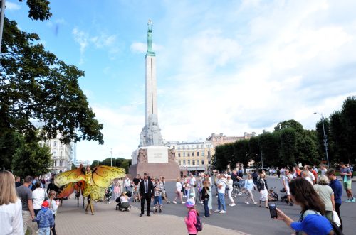 “Stelzen-Art” ielu mākslinieku priekšnesumi (Brēmene) Rīgas dzimšanas dienā 2