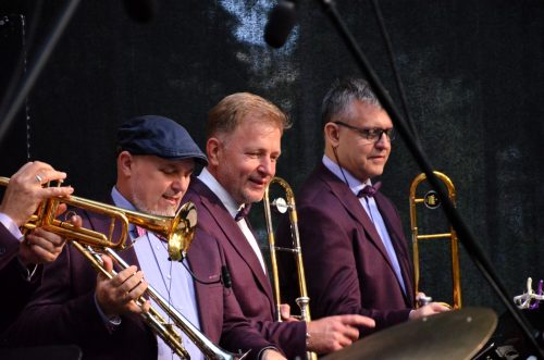 “Mirage Jazz Orchestra”, Aija Vītoliņa un Laimis Rācenājs Dauderu parkā 7