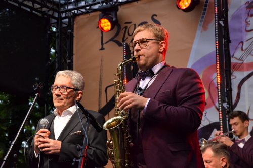 “Mirage Jazz Orchestra”, Aija Vītoliņa un Laimis Rācenājs Dauderu parkā 11