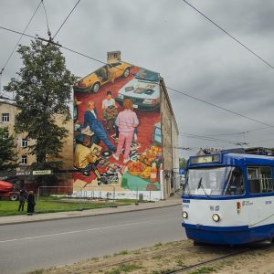 Satiksmes ierobežojumi Sarkandaugavā ielu mākslas festivāla “Row Baltics 2026” laikā