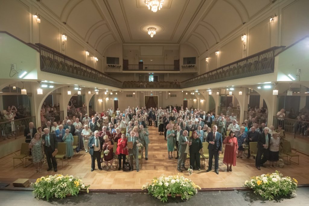 Zelta kāzu jubilāru sveikšana