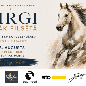 Performance un atvērtās gleznošanas darbnīcas “Zirgi ienāk pilsētā”